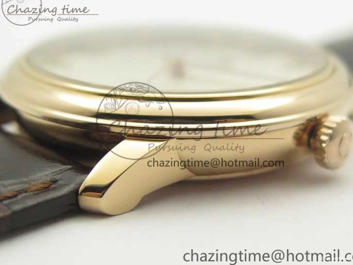 0507 Practical De Ville RG MKF 1:1 Best Edition Silver Dial RG Markers on Brown Leather Strap MIYOTA 9015 V 8049